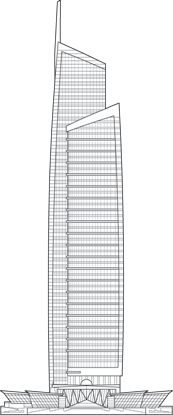 Almas Tower Outline