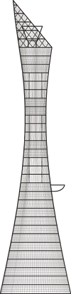 Aspire Tower Outline