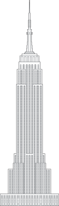 Empire State Building Outline